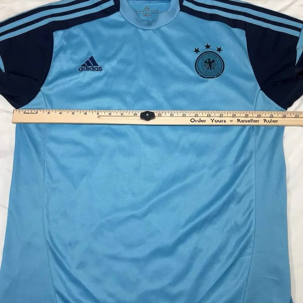 Adidas Germany DFB Goalkeeper Jersey Adult XL? SEE MEASUREMENTS Blue Soccer #21